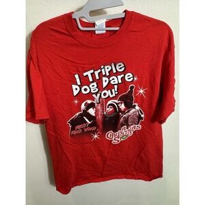 A Christmas Story I Triple Dog Dare You Tshirt Size Large Y2K
